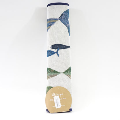 DEI 13442 Polyester Floor Mat with Fish Tales Design