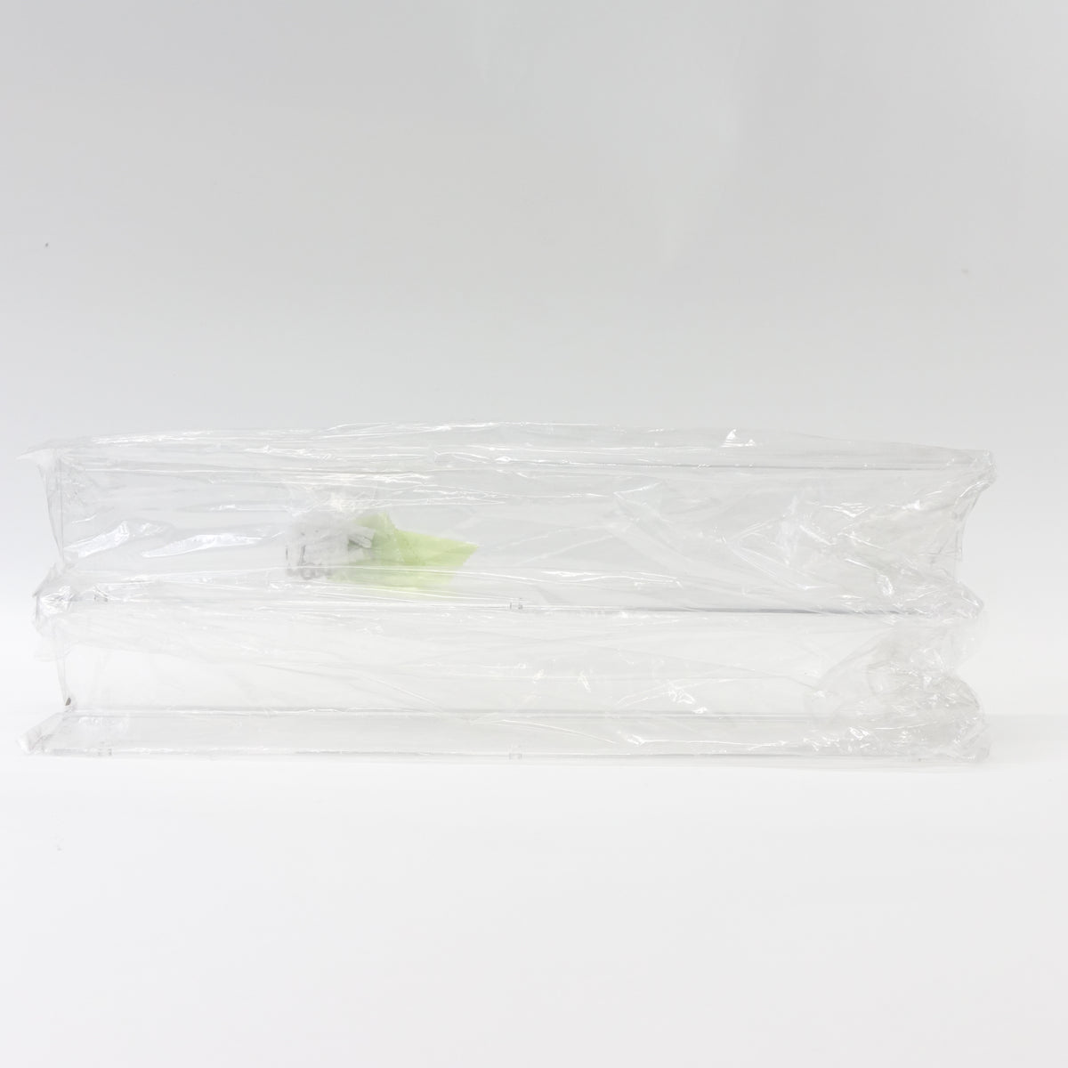 Acrylic Bookshelf, 2 Pack 24" Clear Wall Mounted Floating Bookshelf w/ Screw Set