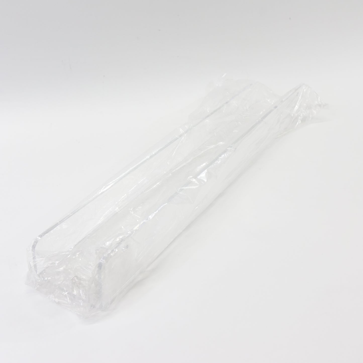 Acrylic Bookshelf, 2 Pack 24" Clear Wall Mounted Floating Bookshelf w/ Screw Set
