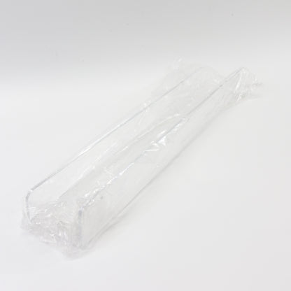 Acrylic Bookshelf, 2 Pack 24" Clear Wall Mounted Floating Bookshelf w/ Screw Set