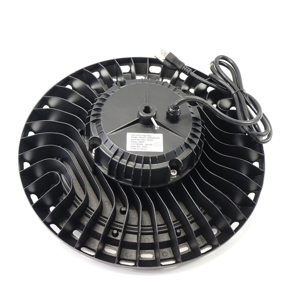150W UFO LED High Bay Light – Industrial Shop Light Fixture with Open Face Mul