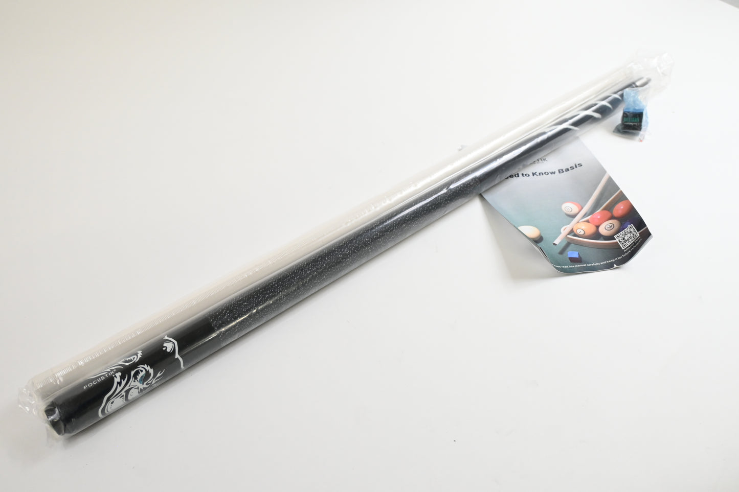 POCUSTIK 58" 2-Piece Maple Pool Cue Stick Billiard Cue - Open Box