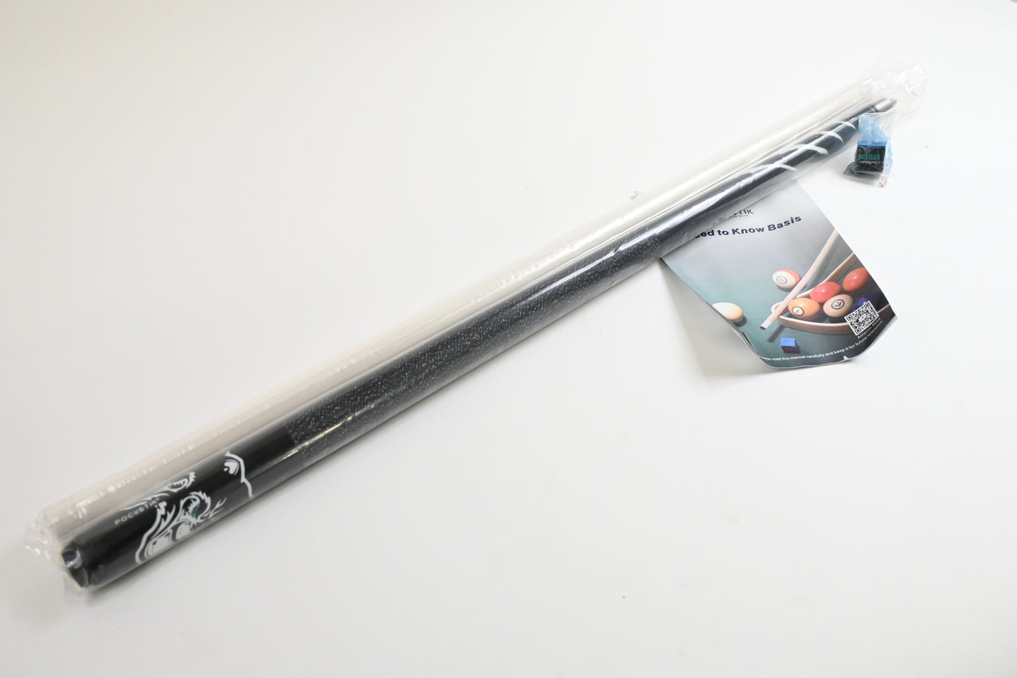 POCUSTIK 58" 2-Piece Maple Pool Cue Stick Billiard Cue - Open Box