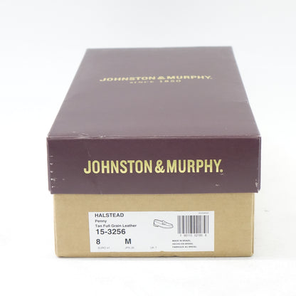 Johnston & Murphy Men's Halstead Penny Tan Full Grain 8 M US