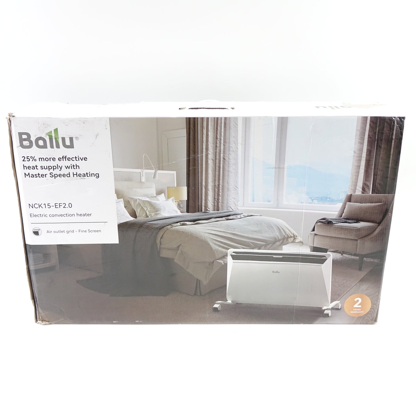 Ballu Convection Panel Heater, 1500W With Adjustable Thermostat