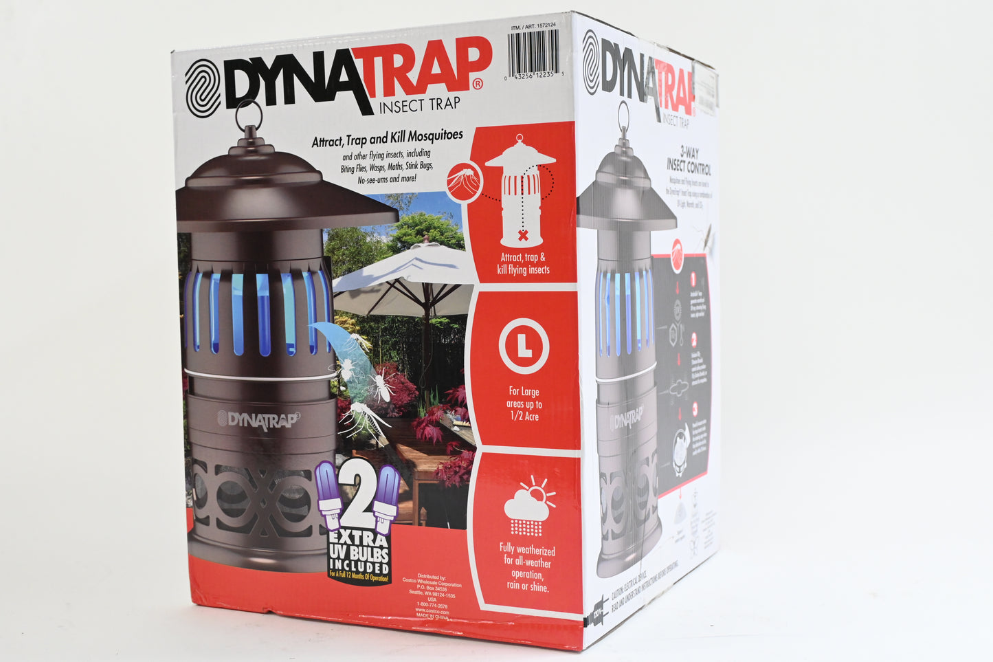 DynaTrap 1/2 Acre Copper Insect and Mosquito Trap with 2 Replacement Bulbs