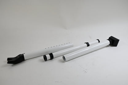 HoneSecur 2-in-1 Door Security Bar & Sliding Patio Door Stopper White