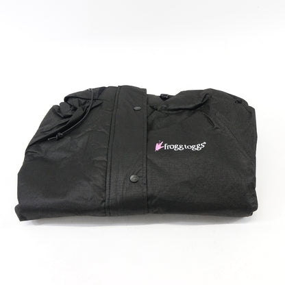 FROGG TOGGS Women's Pro Action Waterproof Rain Jacket- Black- XXLarge - New