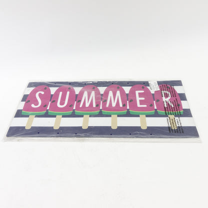 Evergreen Flag Summer Melonsicle Sassafras Switch Mat 22" x 10"