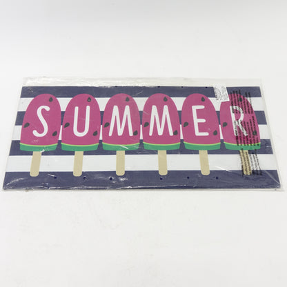 Evergreen Flag Summer Melonsicle Sassafras Switch Mat 22" x 10"