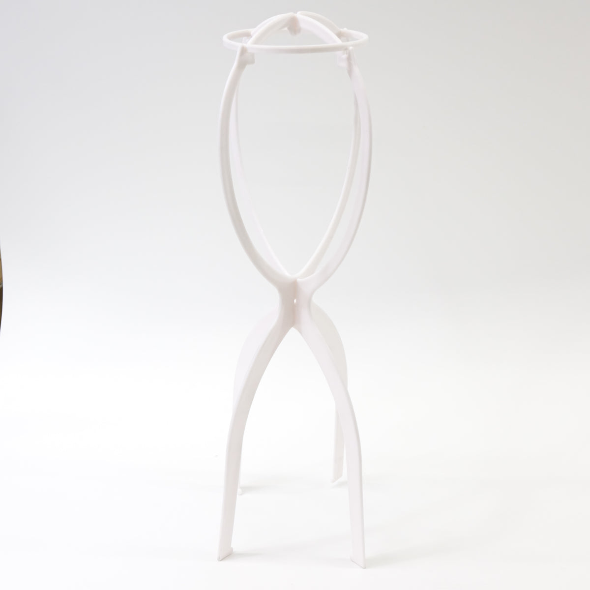 Deke Home Long hair Wig Stand, Portable tripod Collapsible 19.7"-2 pack B&W