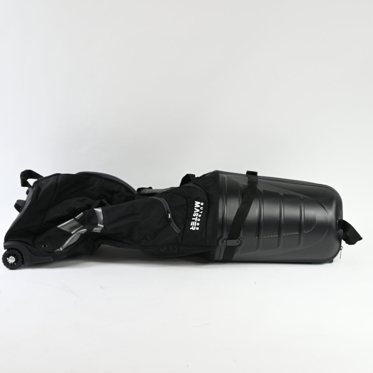 OutdoorMaster Golf Travel Bags w/ Wheels and Hard Case Top-Rock Black - Grade A