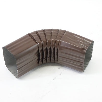 Amerimax Home Products 2526419 Gutter Front Elbow, Two-by-Three, Brown