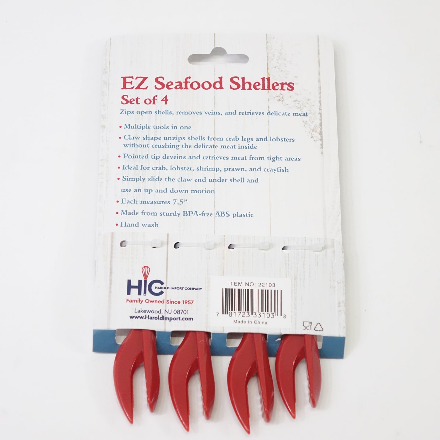 Maine Man EZ Seafood Shellers, Set of 4