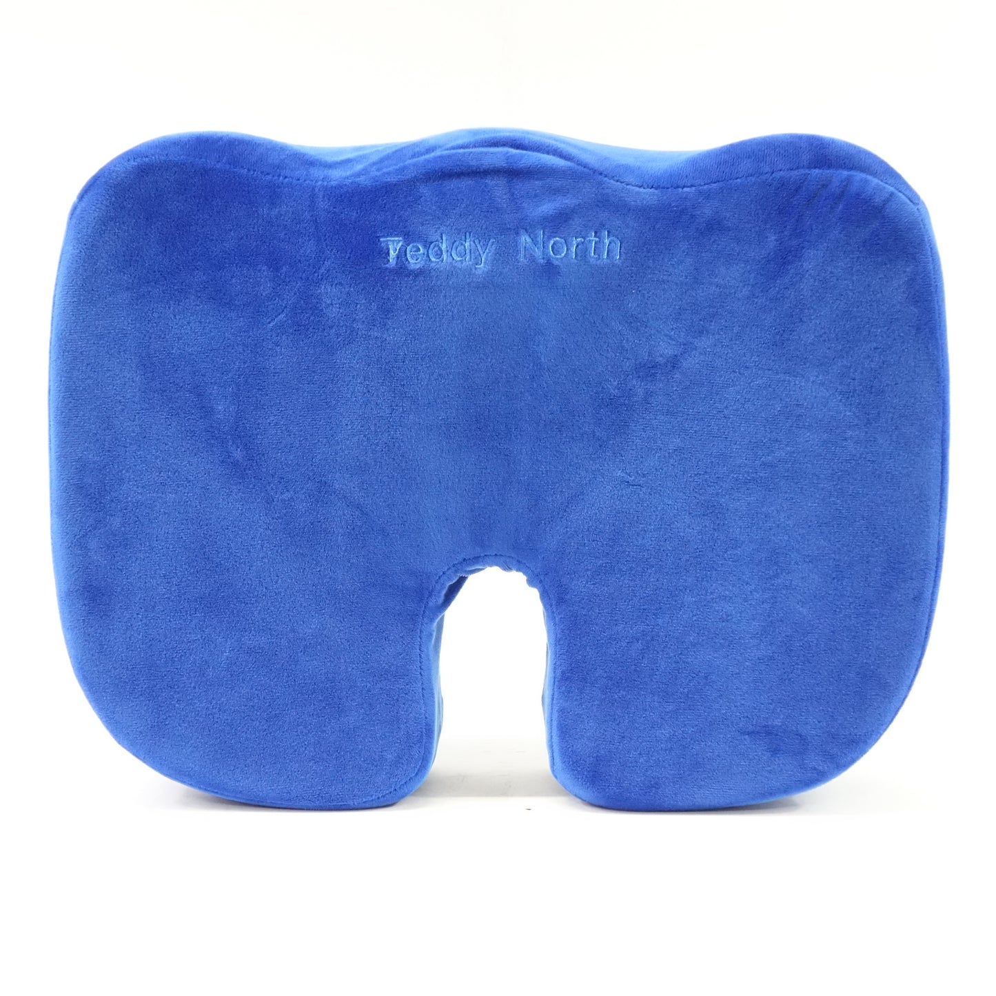 TeddyNorth Blue Seat Cushion Pillow-Memory Foam Contoured Posture Corrector