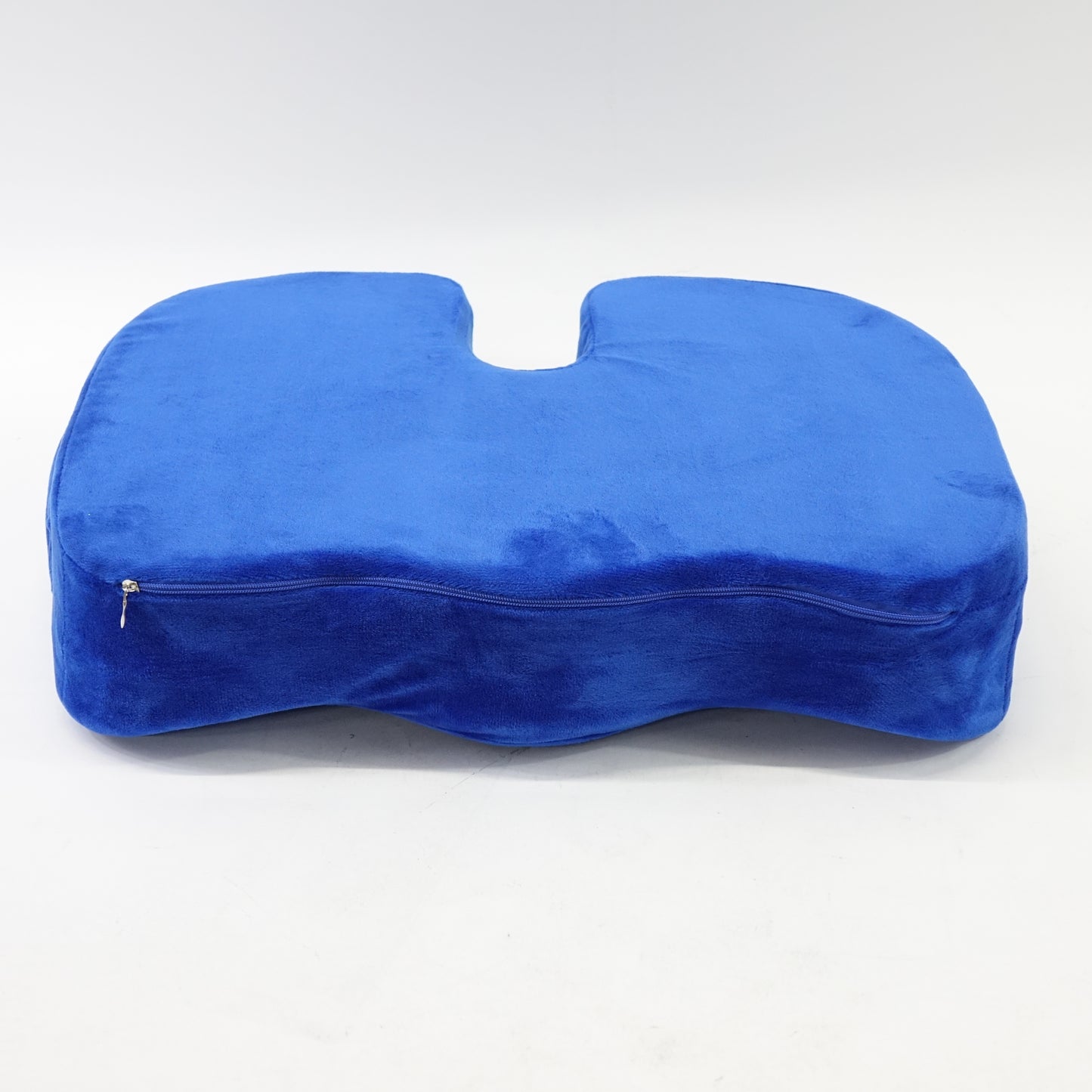 TeddyNorth Blue Seat Cushion Pillow-Memory Foam Contoured Posture Corrector