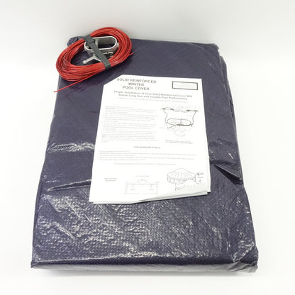 In The Swim 24 Foot Round Pool Value Winter Cover for Above Ground Pools