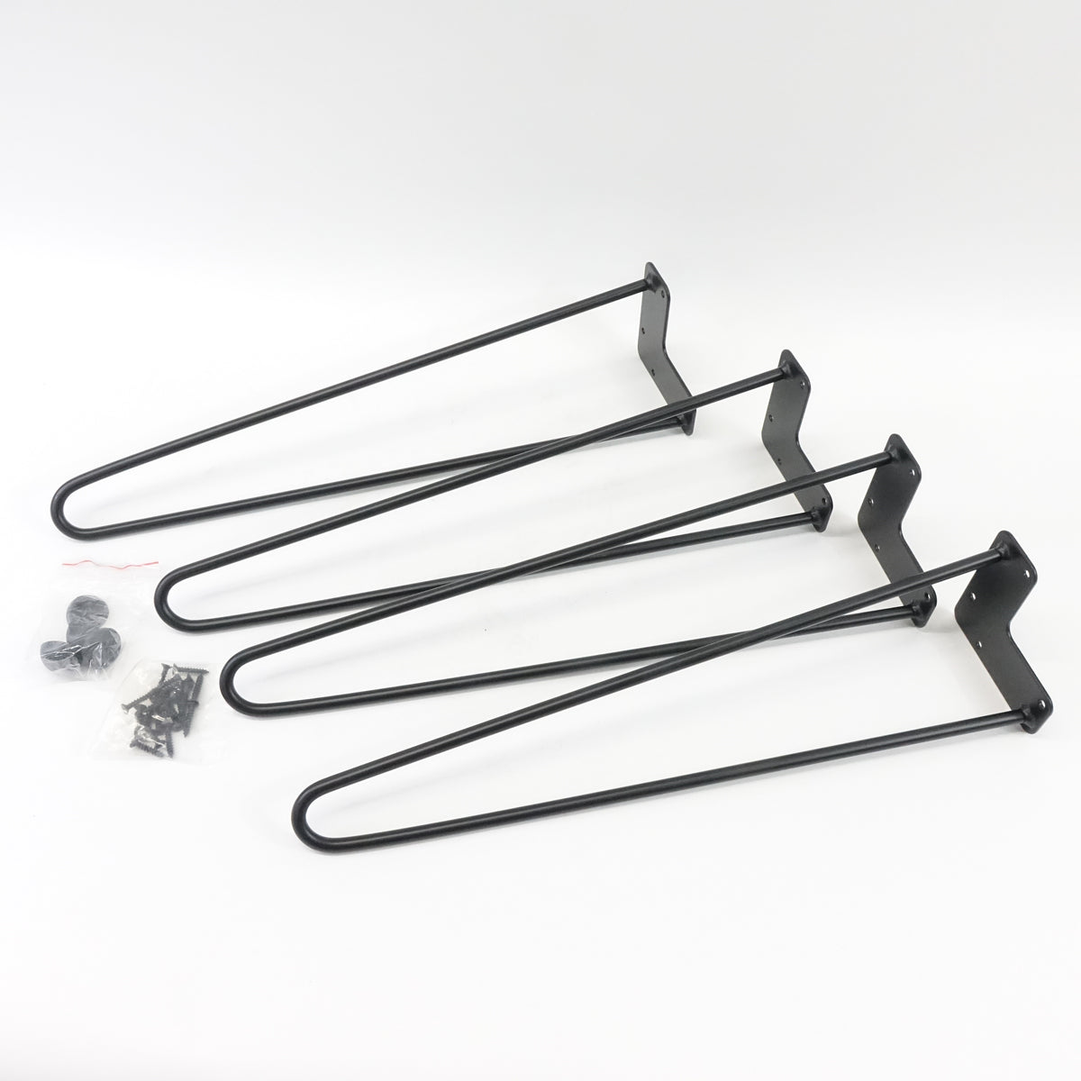 20" Heavy Duty Metal Coffee Table Legs with Screws- 4 Piece Set