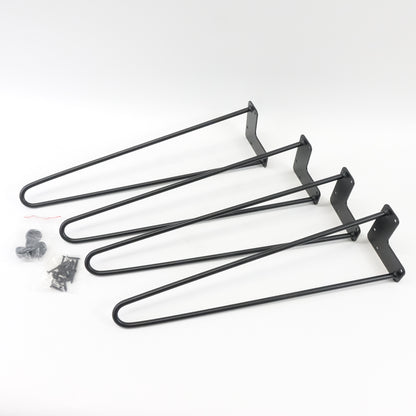 20" Heavy Duty Metal Coffee Table Legs with Screws- 4 Piece Set