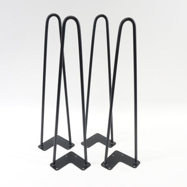 20" Heavy Duty Metal Coffee Table Legs with Screws- 4 Piece Set