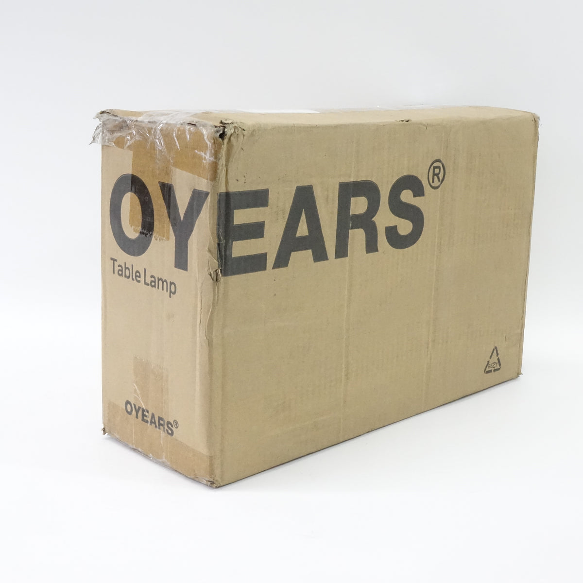 OYEARS 22.2" Industrial LED Metal Table Lamp Light Gold & Matte Black - Open Box