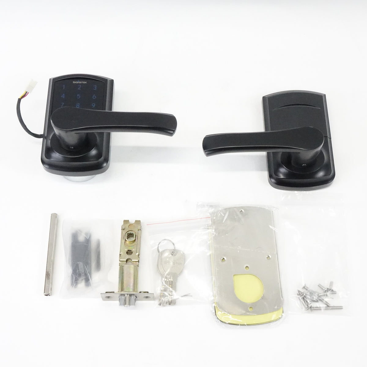 Signstek Digital Electronic Keypad Security Entry Door Lock-Black - Grade A