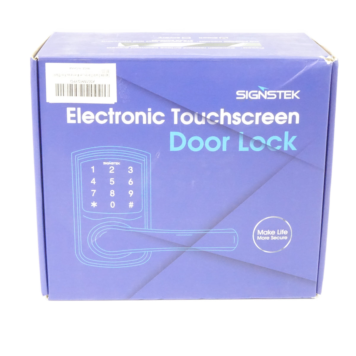 Signstek Digital Electronic Keypad Security Entry Door Lock-Black - Grade A