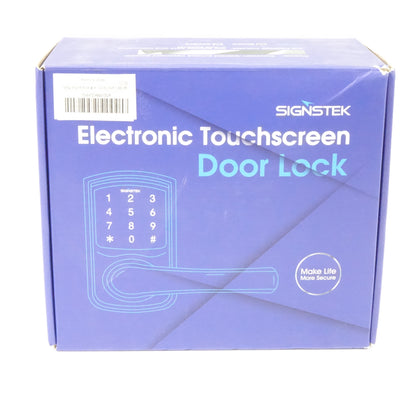 Signstek Digital Electronic Keypad Security Entry Door Lock-Black - Grade A