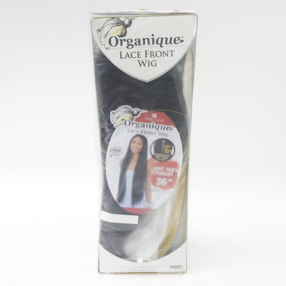 Organique Synthetic Lace Front Wig - Light Yaky Straight 36" (1B, Natural Black)