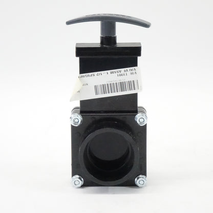 Valterra T1001 RV Waste Valve Assembly 3" Black Replacement Part - New