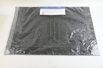 Custom Decor Heavy Duty 24 x 36" Rubber Door Mat/Tray - Open Box