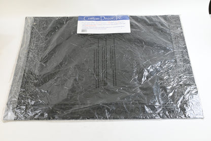 Custom Decor Heavy Duty 24 x 36" Rubber Door Mat/Tray - Open Box