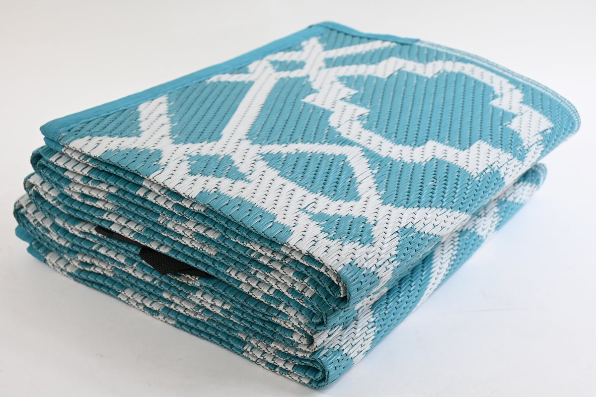 HEBE Outdoor Rugs 5'x8' for Patios Waterproof Patio Mat Reversible