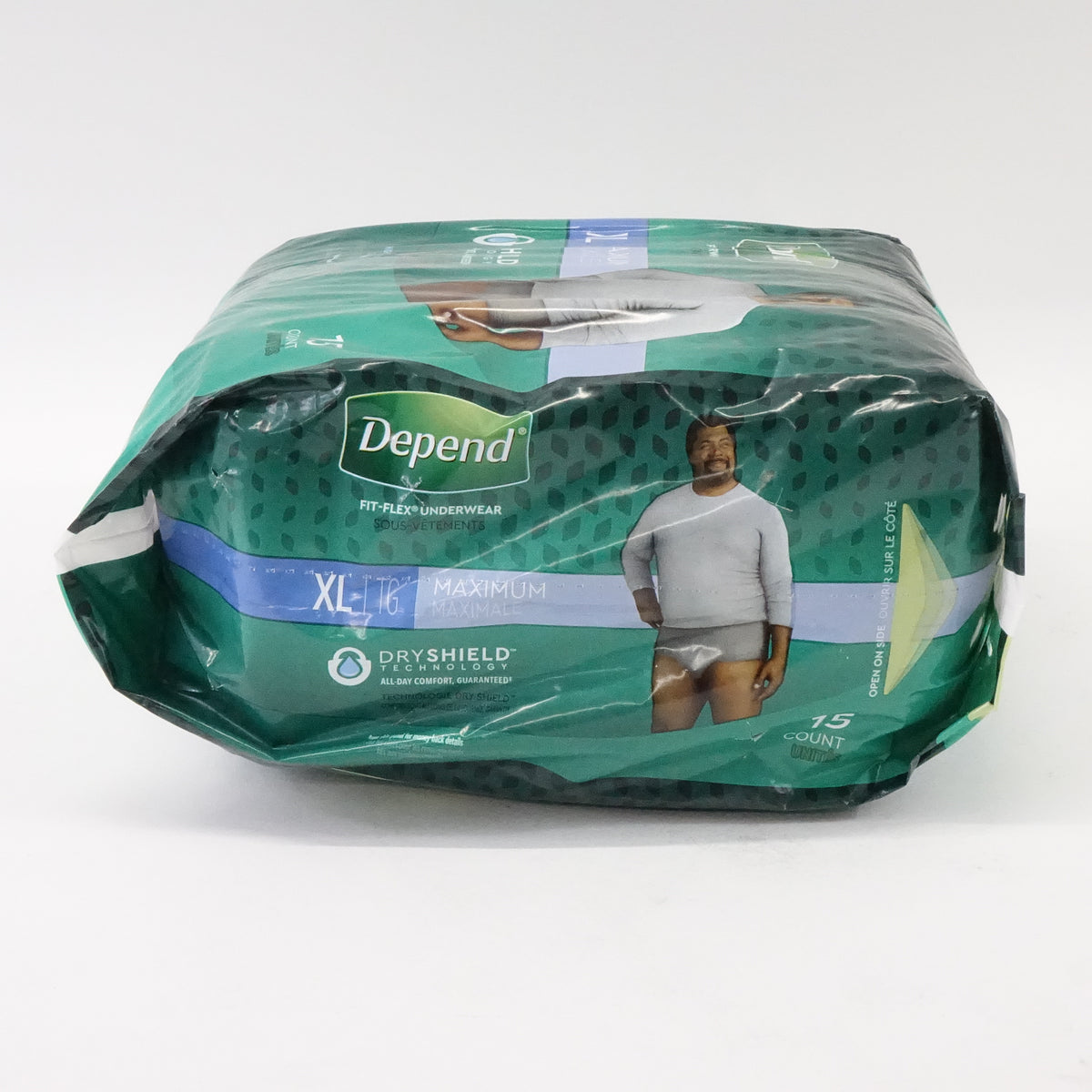 Depend Fresh Protection Adult Incontinence Underwear Men, XL, 15 Count - New