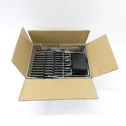 Genteen Large Dish Drying Rack Swivel Spout & Utensil Holder - Open Box