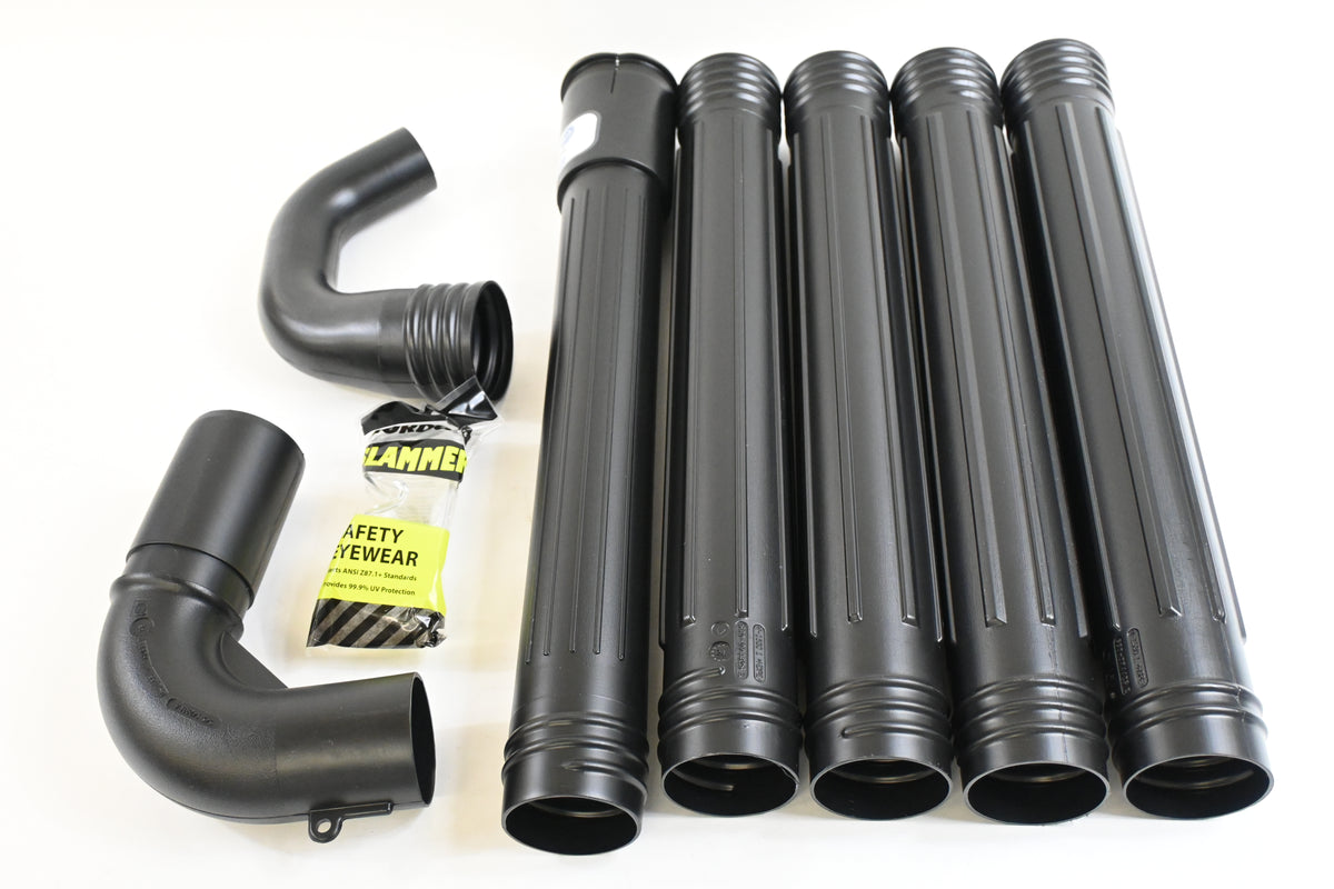 Husqvarna Leaf Blower Gutter Kit 952711918 Extension Tubes & Nozzle - Open Box