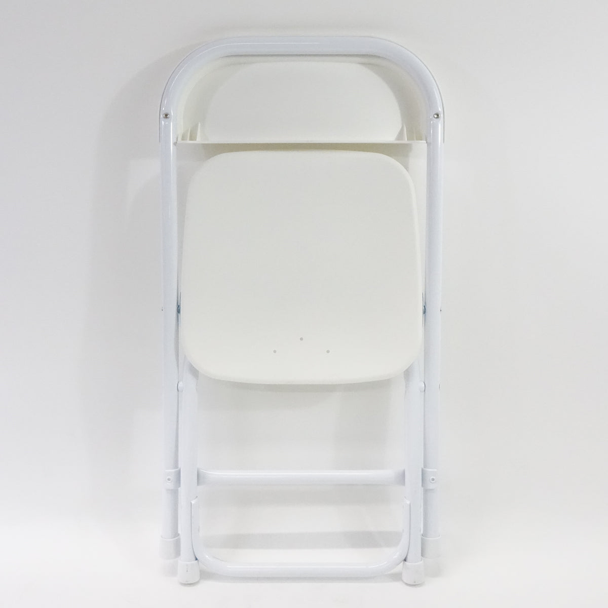 Flash Furniture Kids White Plastic Folding Chair