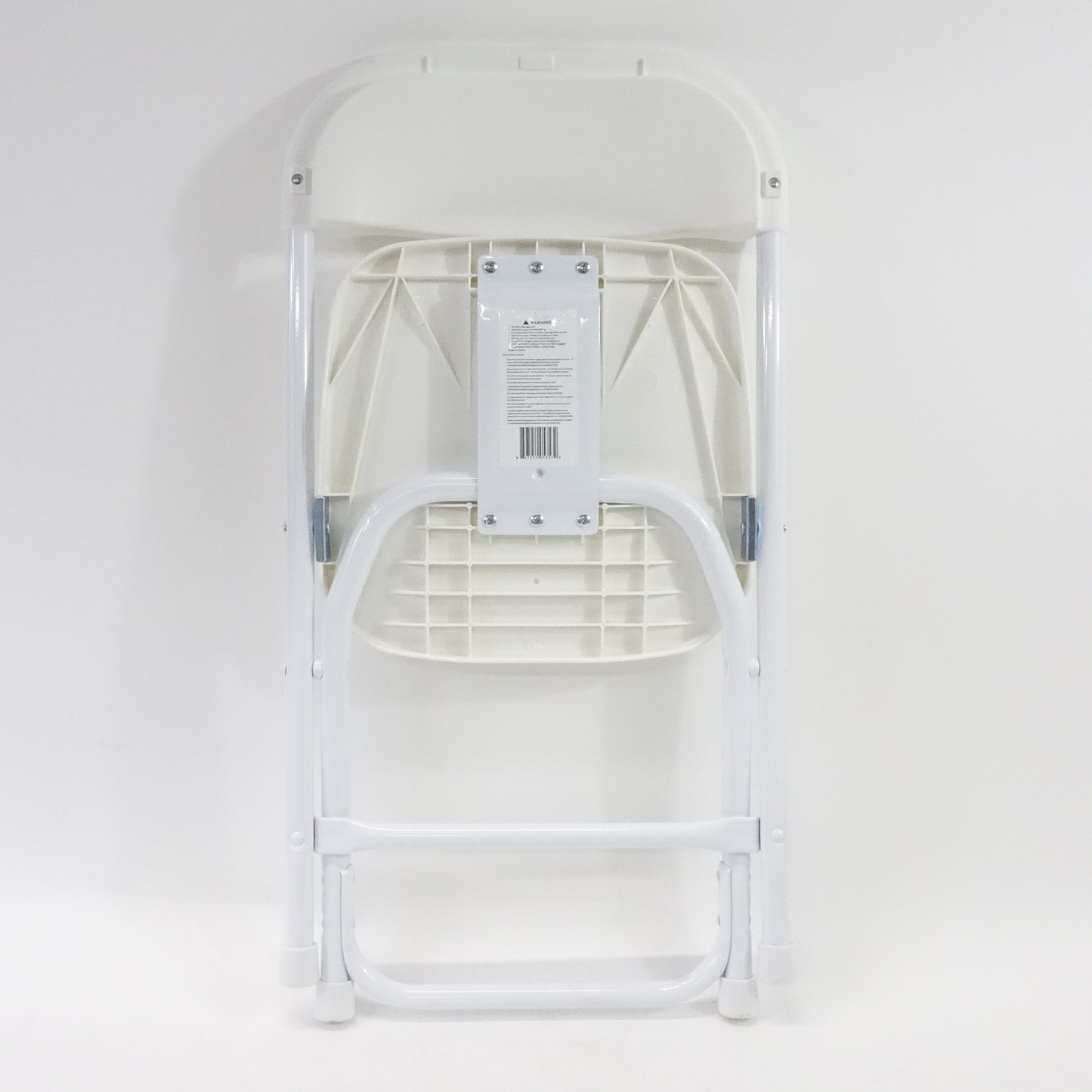 Flash Furniture Kids White Plastic Folding Chair