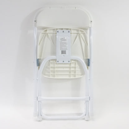 Flash Furniture Kids White Plastic Folding Chair