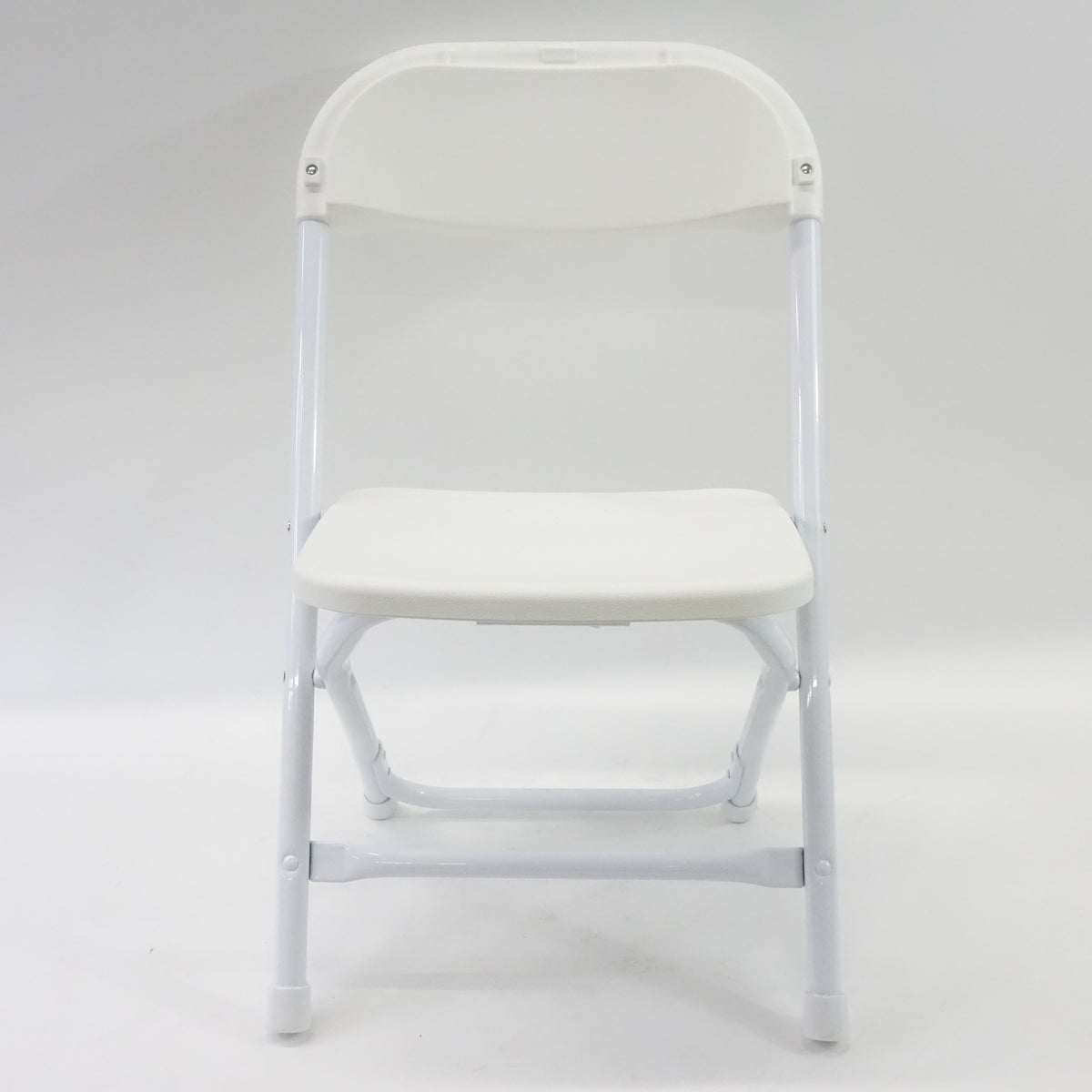 Flash Furniture Kids White Plastic Folding Chair