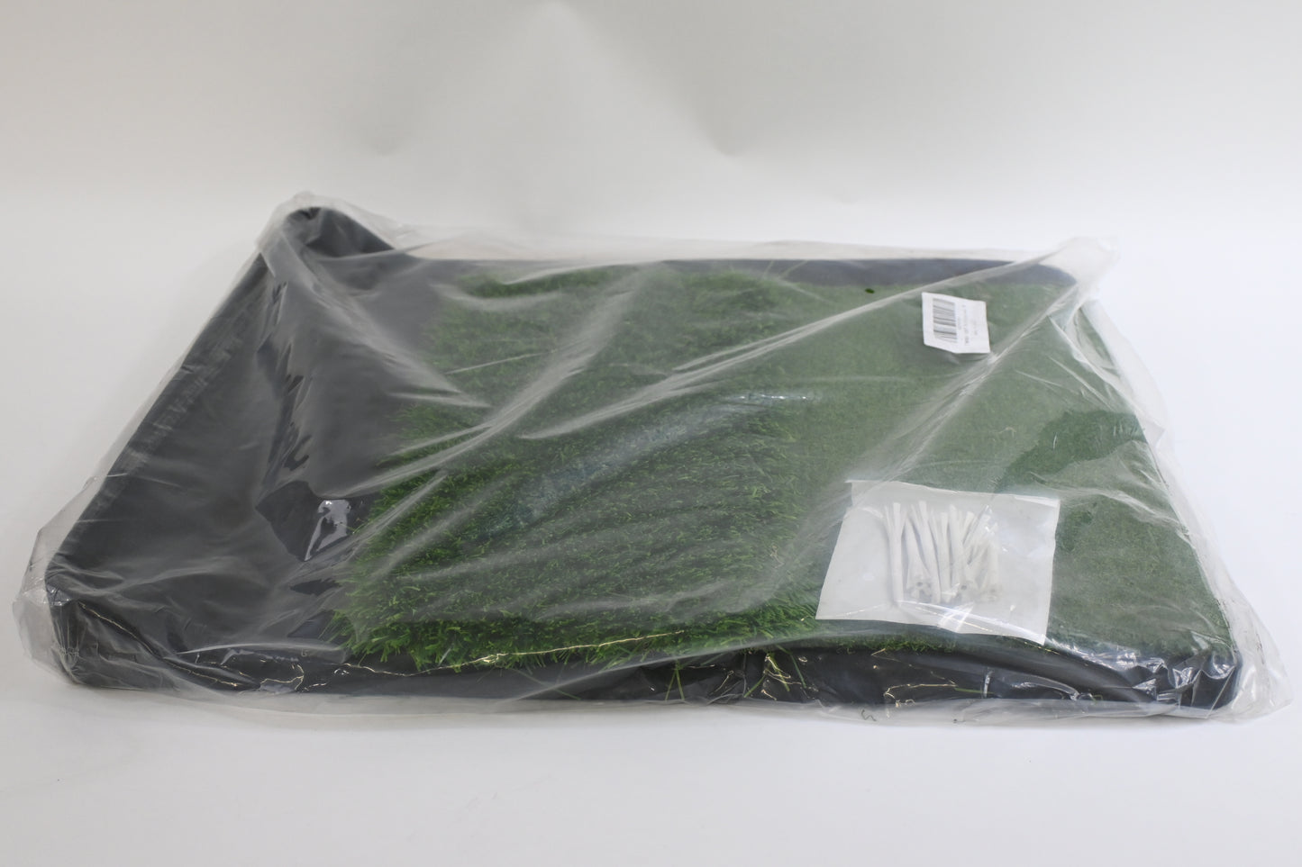 ENHUA GOLF Hitting Mat Ball Tray, 21 x 18" Turf Pad w/9Tees - Open Box