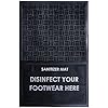 RugSmith Layered Rubber Sanitizer Doormat, Tray, and Foam Insert, 24" x 36"