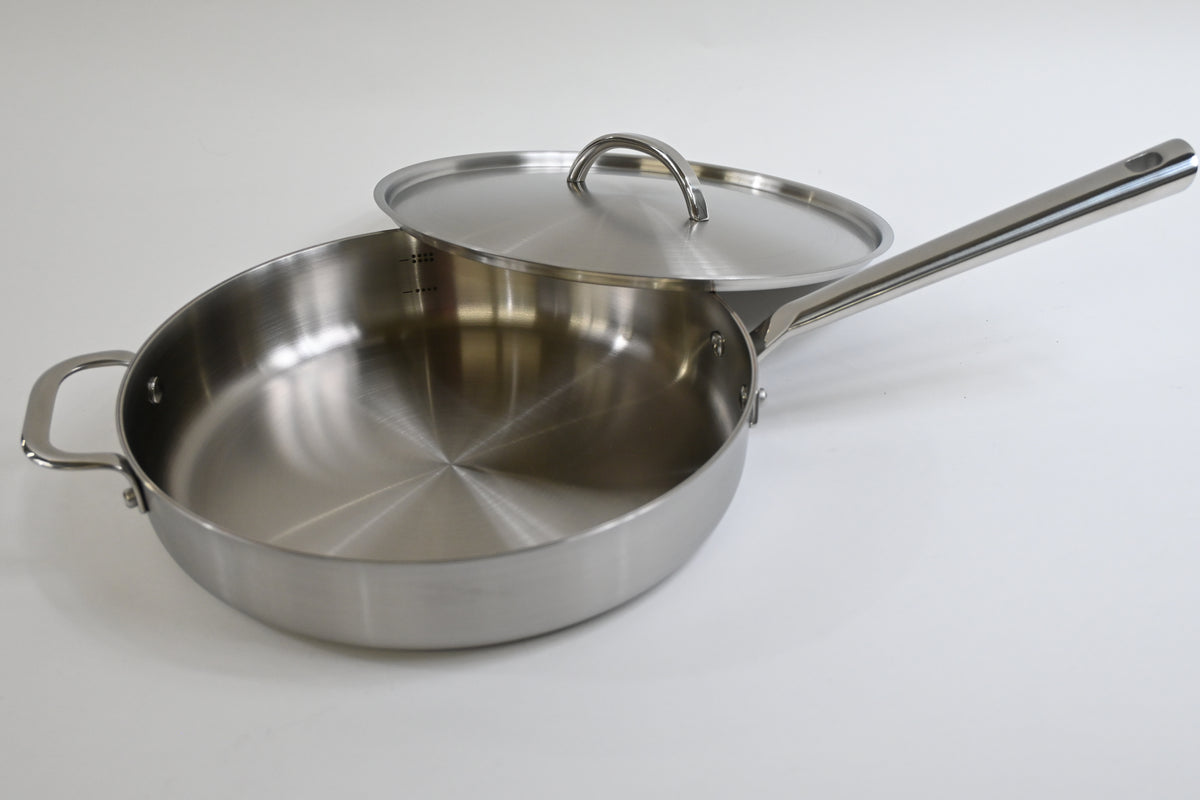 Material, The Stainless Steel Sauté Pan and Lid, 10.5", 3QT Capacity