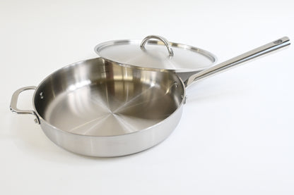 Material, The Stainless Steel Sauté Pan and Lid, 10.5", 3QT Capacity