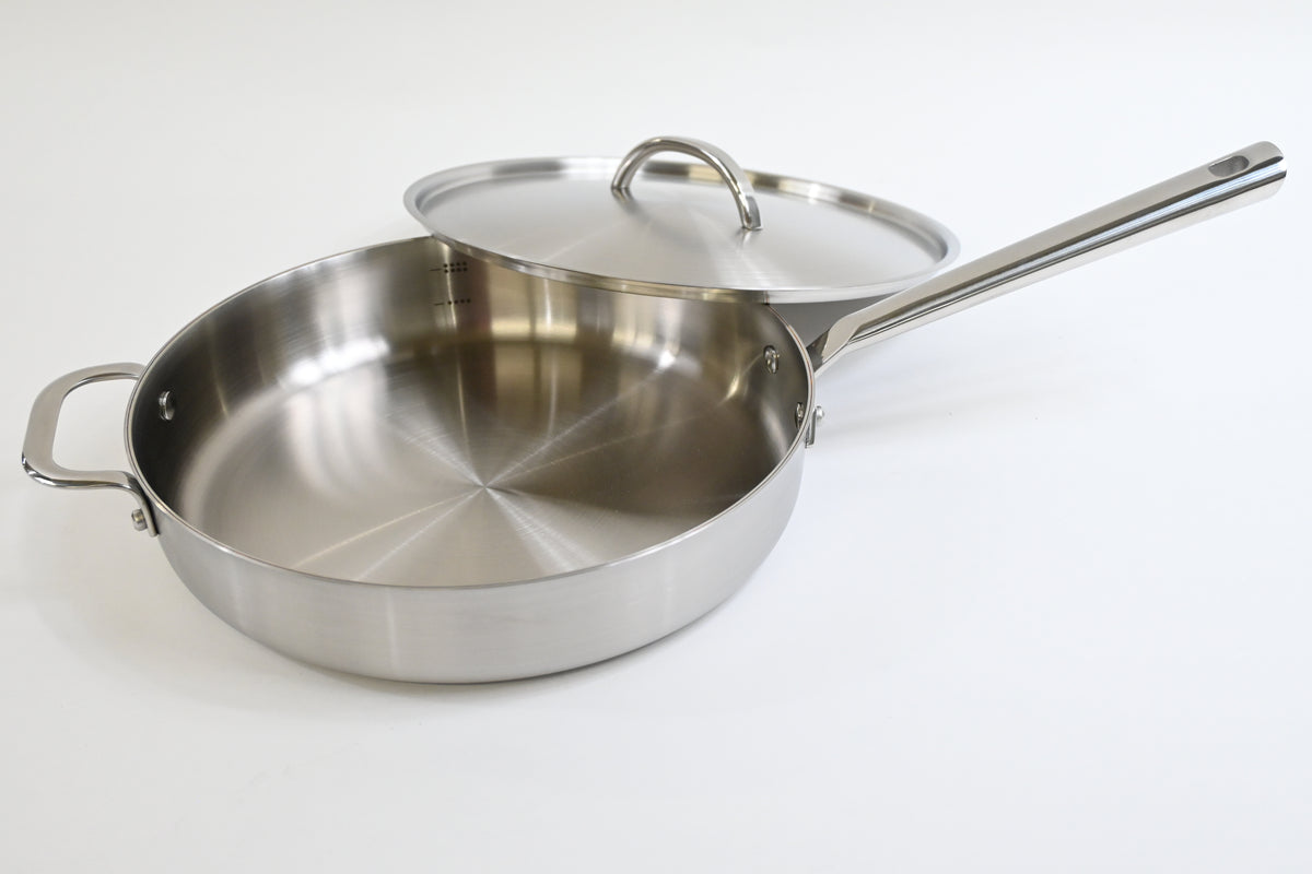 Material, The Stainless Steel Sauté Pan and Lid, 10.5", 3QT Capacity