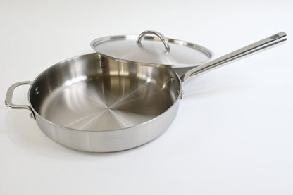 Material, The Stainless Steel Sauté Pan and Lid, 10.5", 3QT Capacity