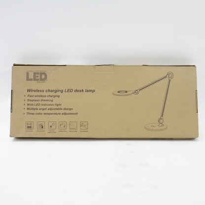 Led Desk Lamp with Wireless Charger & Adjustable Swing Arm with Touch Control