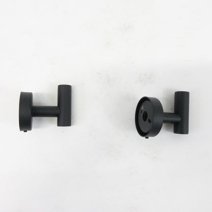 Matte Black Bathroom Towel Rack Towel Bar Set 5 Pieces Wall Mounted - Grade A