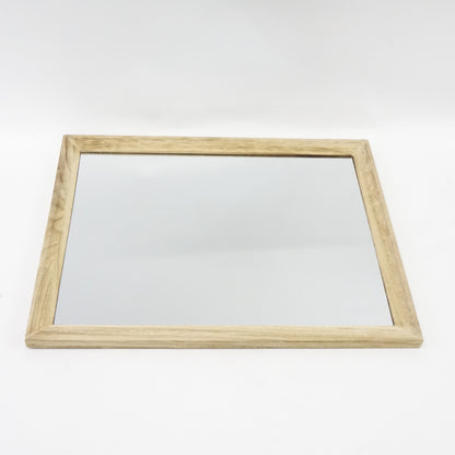 AAZZKANG Rustic Mirror- Rectangle- 20"x16" Wall Decor - Open Box