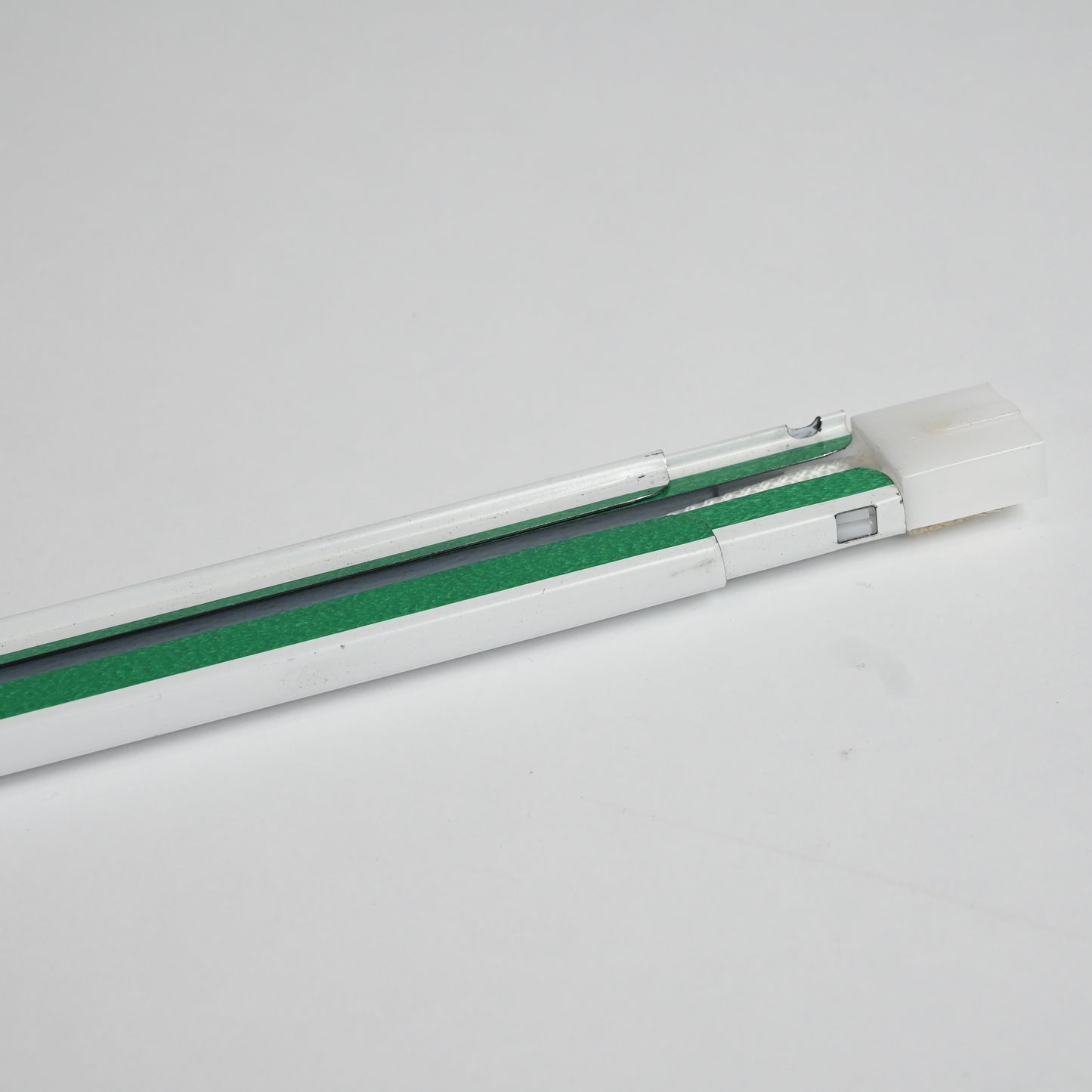 Kirsch Superfine Drapery Rod #3237 One-way Right, 66-120 Inches, White